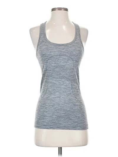Pre-owned Lululemon Athletica Active Tank Top In Gray