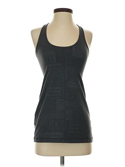 Pre-owned Lululemon Athletica Active Tank Top In Gray