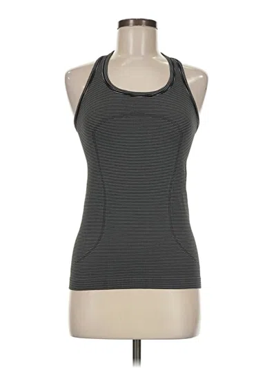 Pre-owned Lululemon Athletica Active Tank Top In Gray