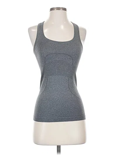 Pre-owned Lululemon Athletica Active Tank Top In Gray
