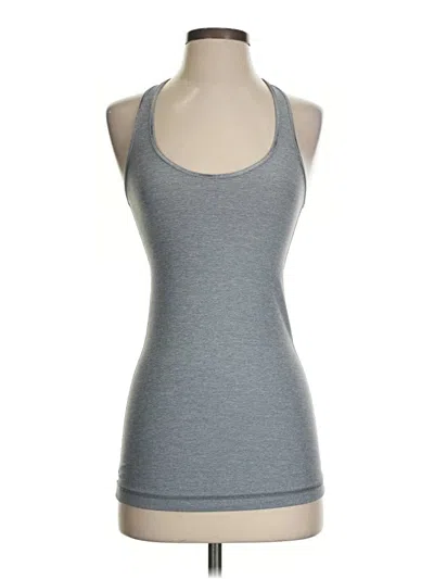 Pre-owned Lululemon Athletica Active Tank Top In Gray