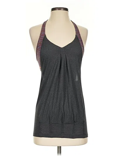 Pre-owned Lululemon Athletica Active Tank Top In Gray