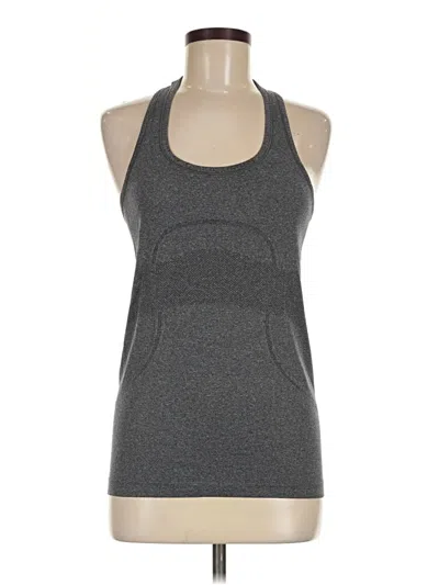 Pre-owned Lululemon Athletica Active Tank Top In Gray