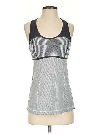 Pre-owned Lululemon Athletica Active Tank Top In Gray