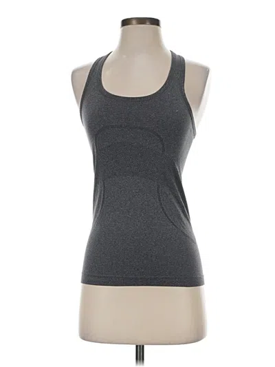 Pre-owned Lululemon Athletica Active Tank Top In Gray