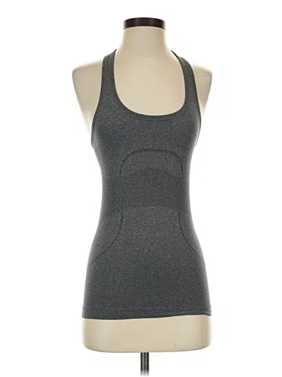 Pre-owned Lululemon Athletica Active Tank Top In Gray