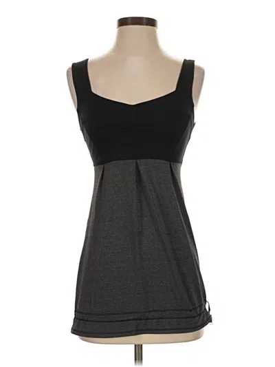 Pre-owned Lululemon Athletica Active Tank Top In Gray