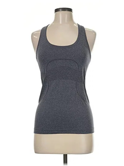 Pre-owned Lululemon Athletica Active Tank Top In Gray