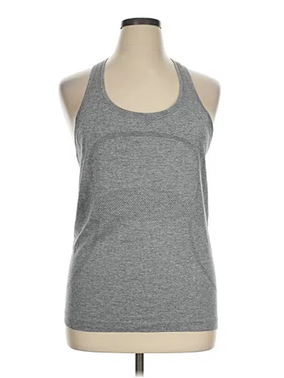 Pre-owned Lululemon Athletica Active Tank Top In Gray
