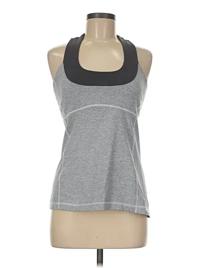 Pre-owned Lululemon Athletica Active Tank Top In Gray