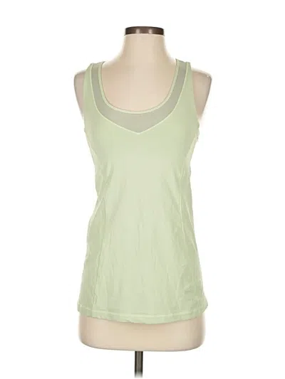 Pre-owned Lululemon Athletica Active Tank Top In Green