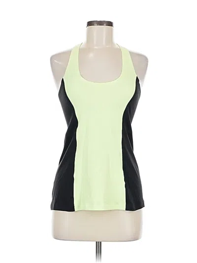 Pre-owned Lululemon Athletica Active Tank Top In Green