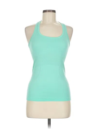Pre-owned Lululemon Athletica Active Tank Top In Green