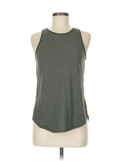 Pre-owned Lululemon Athletica Active Tank Top In Green