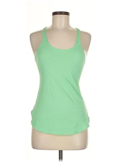 Pre-owned Lululemon Athletica Active Tank Top In Green