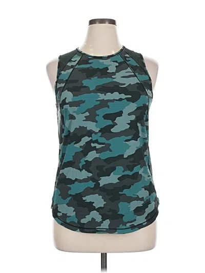 Pre-owned Lululemon Athletica Active Tank Top In Green
