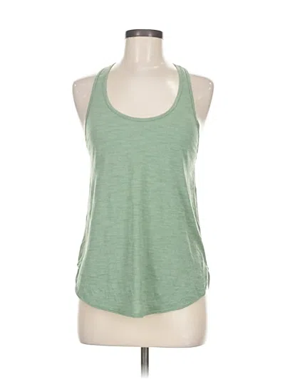 Pre-owned Lululemon Athletica Active Tank Top In Green