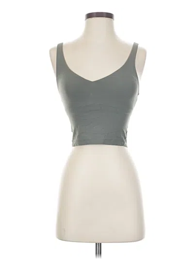 Pre-owned Lululemon Athletica Active Tank Top In Green