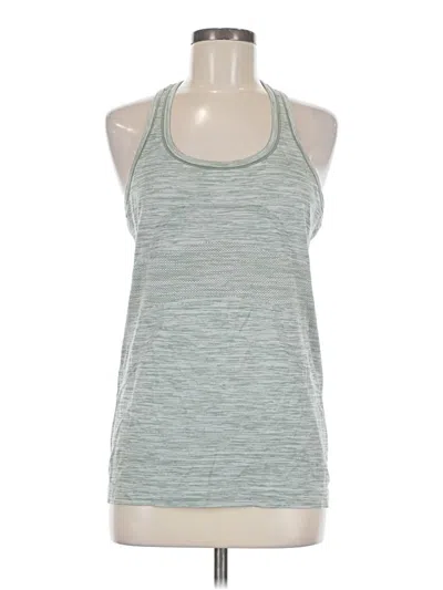 Pre-owned Lululemon Athletica Active Tank Top In Green