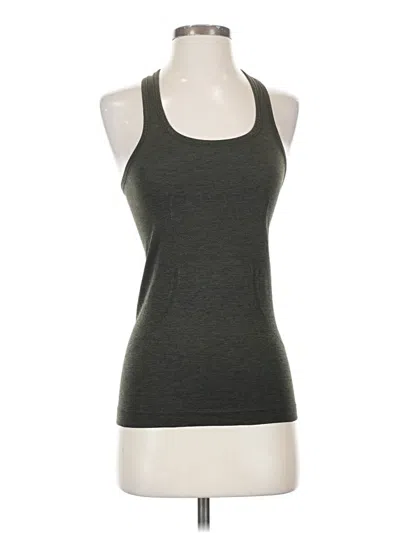 Pre-owned Lululemon Athletica Active Tank Top In Green