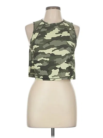 Pre-owned Lululemon Athletica Active Tank Top In Green