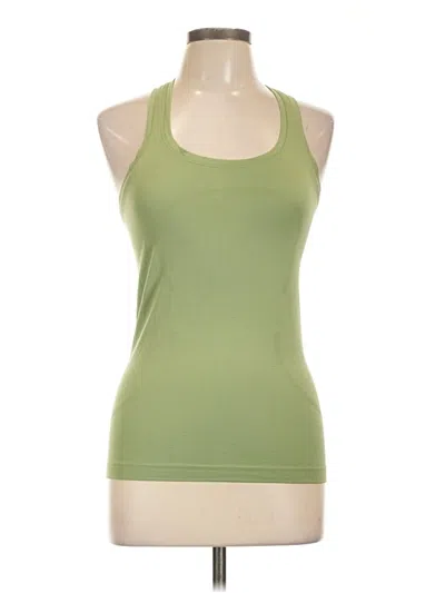 Pre-owned Lululemon Athletica Active Tank Top In Green
