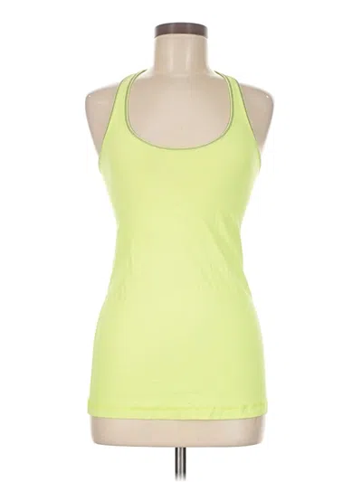 Pre-owned Lululemon Athletica Active Tank Top In Green