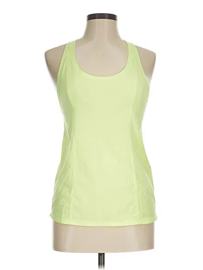 Pre-owned Lululemon Athletica Active Tank Top In Green