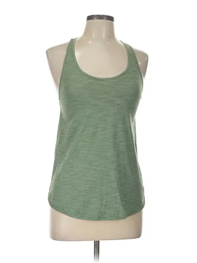 Pre-owned Lululemon Athletica Active Tank Top In Green