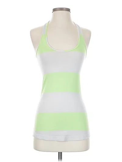 Pre-owned Lululemon Athletica Active Tank Top In Green