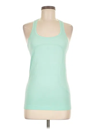 Pre-owned Lululemon Athletica Active Tank Top In Green