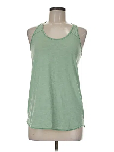 Pre-owned Lululemon Athletica Active Tank Top In Green