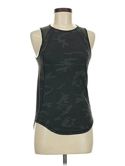 Pre-owned Lululemon Athletica Active Tank Top In Green