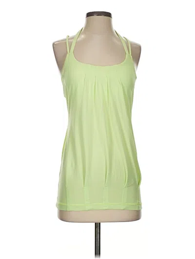 Pre-owned Lululemon Athletica Active Tank Top In Green