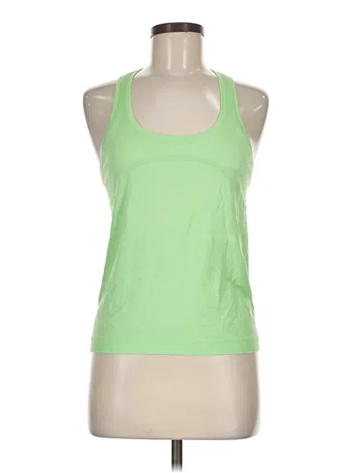 Pre-owned Lululemon Athletica Active Tank Top In Green
