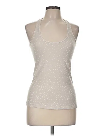 Pre-owned Lululemon Athletica Active Tank Top In Ivory