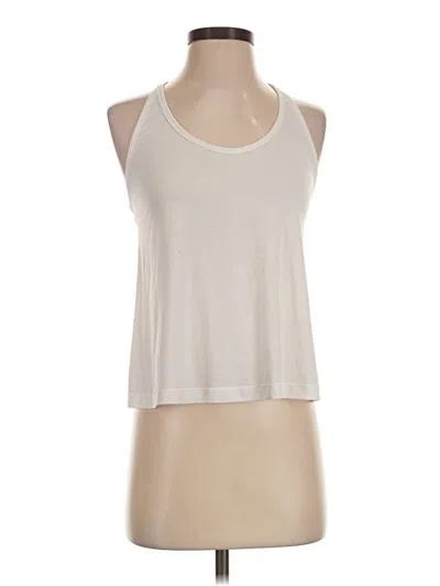 Pre-owned Lululemon Athletica Active Tank Top In Ivory