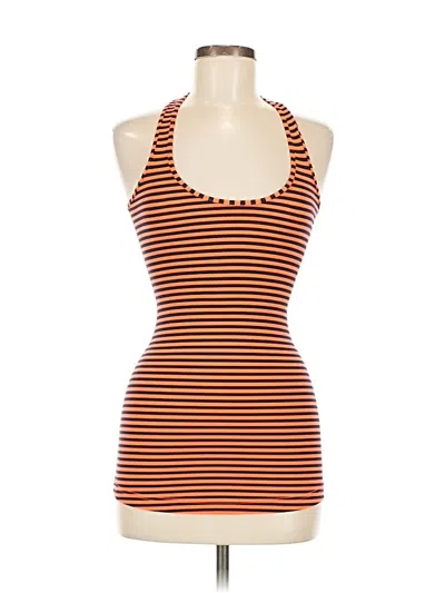 Pre-owned Lululemon Athletica Active Tank Top In Orange