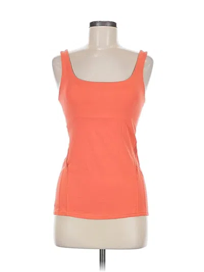 Pre-owned Lululemon Athletica Active Tank Top In Orange