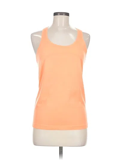 Pre-owned Lululemon Athletica Active Tank Top In Orange