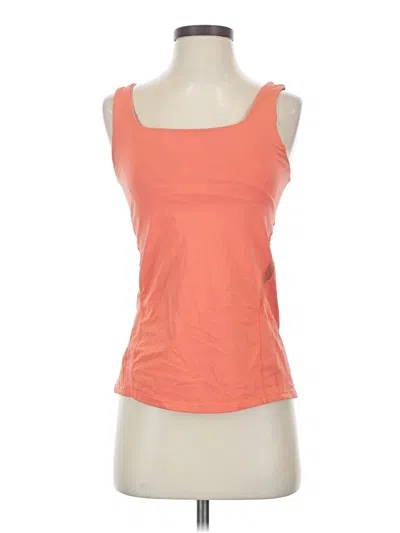 Pre-owned Lululemon Athletica Active Tank Top In Orange