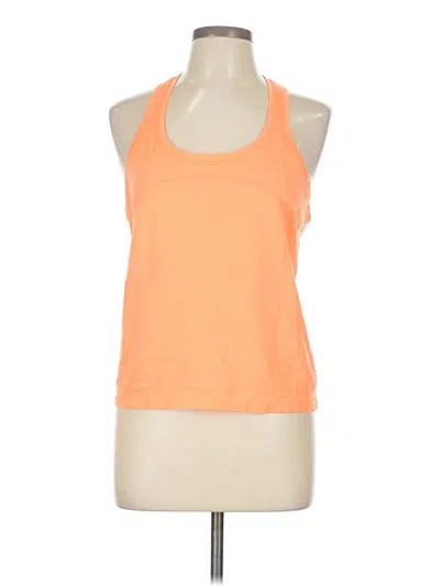 Pre-owned Lululemon Athletica Active Tank Top In Orange
