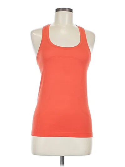 Pre-owned Lululemon Athletica Active Tank Top In Orange