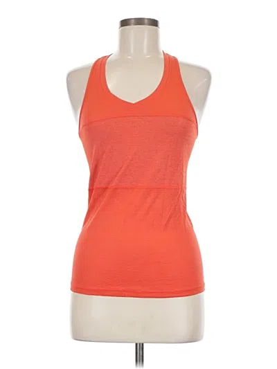Pre-owned Lululemon Athletica Active Tank Top In Orange