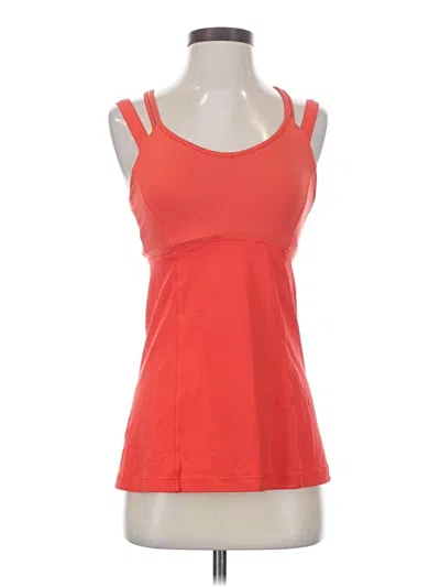 Pre-owned Lululemon Athletica Active Tank Top In Orange