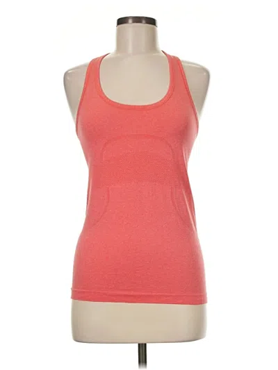 Pre-owned Lululemon Athletica Active Tank Top In Orange
