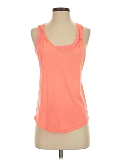 Pre-owned Lululemon Athletica Active Tank Top In Orange