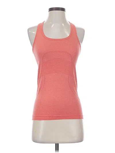 Pre-owned Lululemon Athletica Active Tank Top In Orange