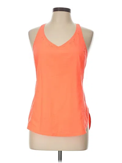 Pre-owned Lululemon Athletica Active Tank Top In Orange