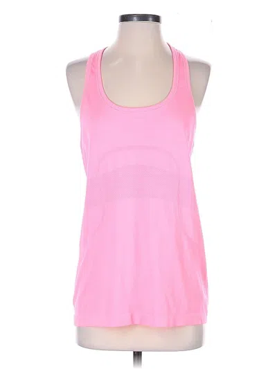 Pre-owned Lululemon Athletica Active Tank Top In Pink